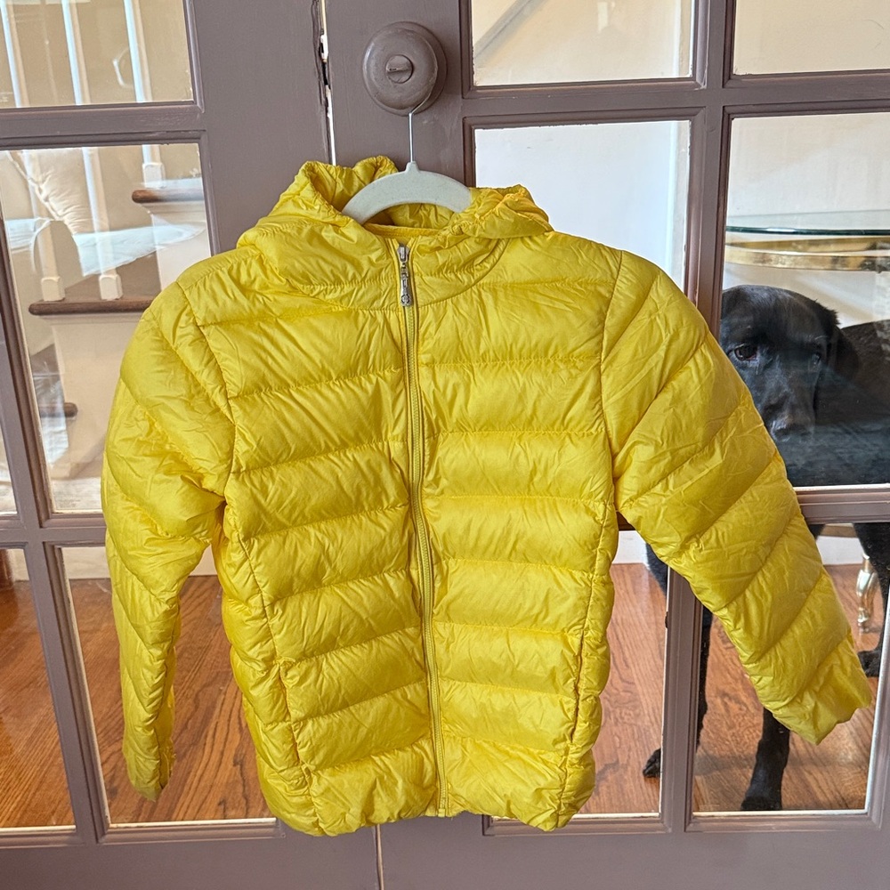 Kids Yellow Puffer Jacket